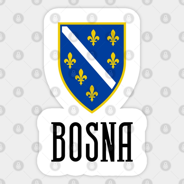 Bosna Bosnian Coat of Arms Sticker by BLKN Brand